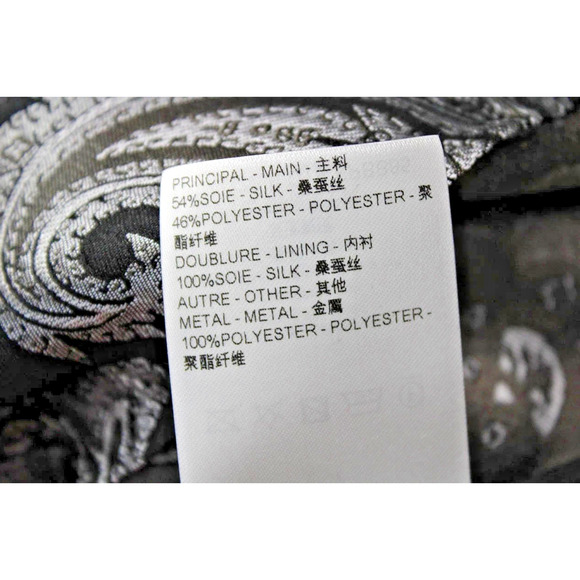 Louis Vuitton Metal Beaded Silk Paisley Printed Tank Top Camisole Women SZ 34 XS - Picture 16 of 16